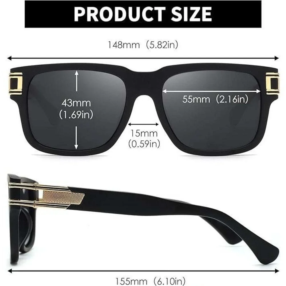 WOMEN LARGE OVERSIZED CLASSIC RETRO VINTAGE Style SUNGLASSES UV400 CLASSY‎ Gafas